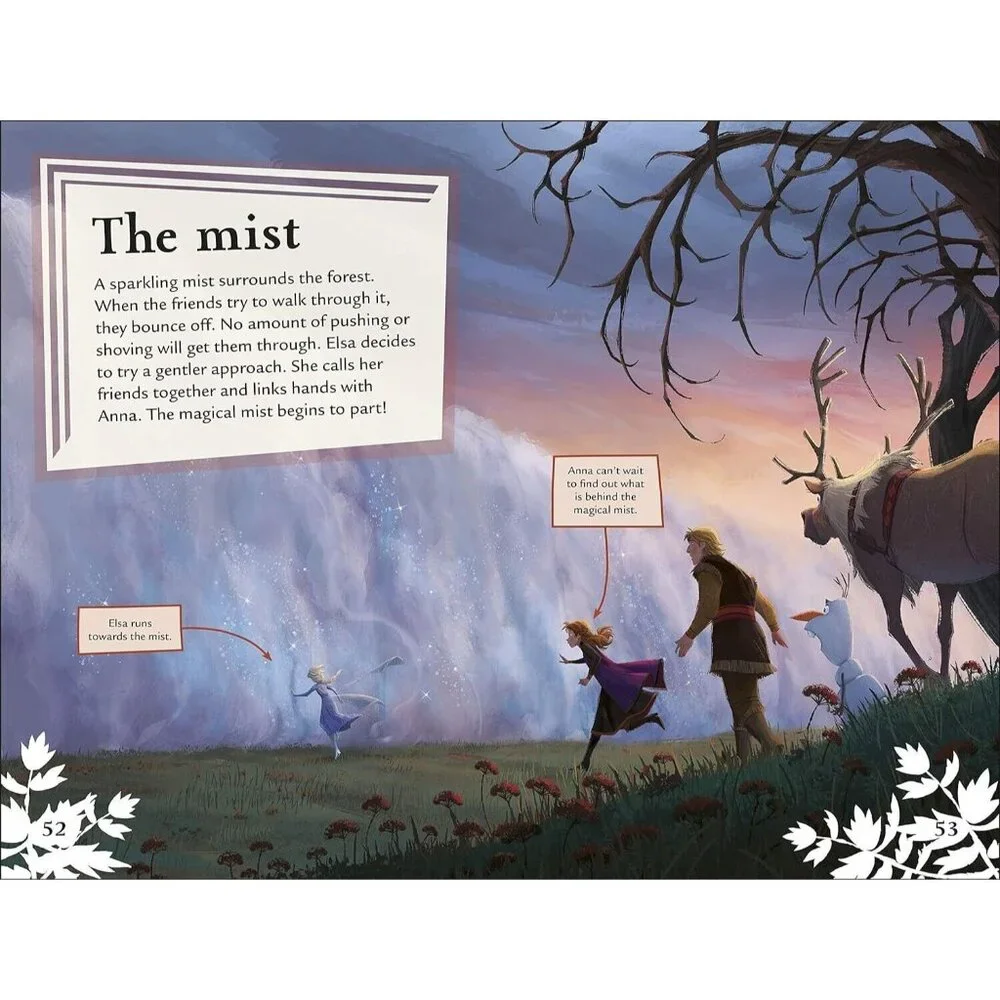 Disney Frozen II Book The Magical Guide Children's Fun Facts Kids Quiz Poster